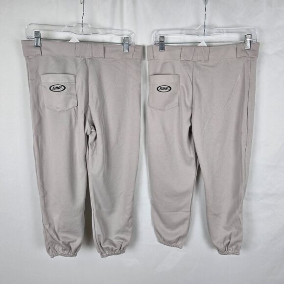 Bike Athletic Baseball Softball Pants Size Large 30" 32" Waist Gray 2 Pairs NWT - Picture 2 of 14